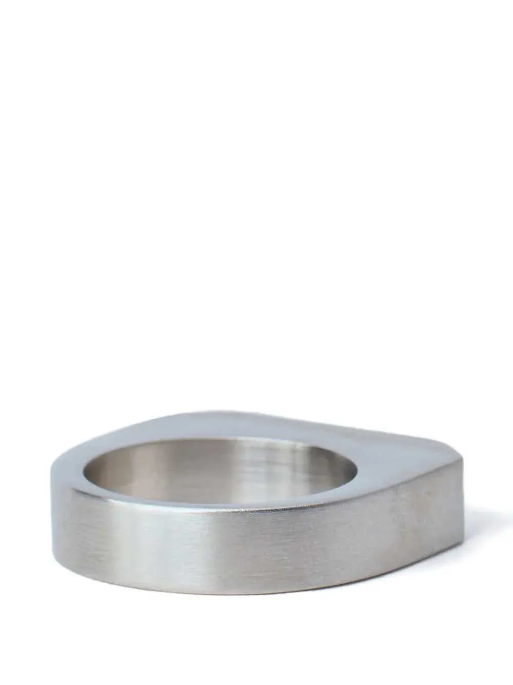 Brushed Rectangular Ring