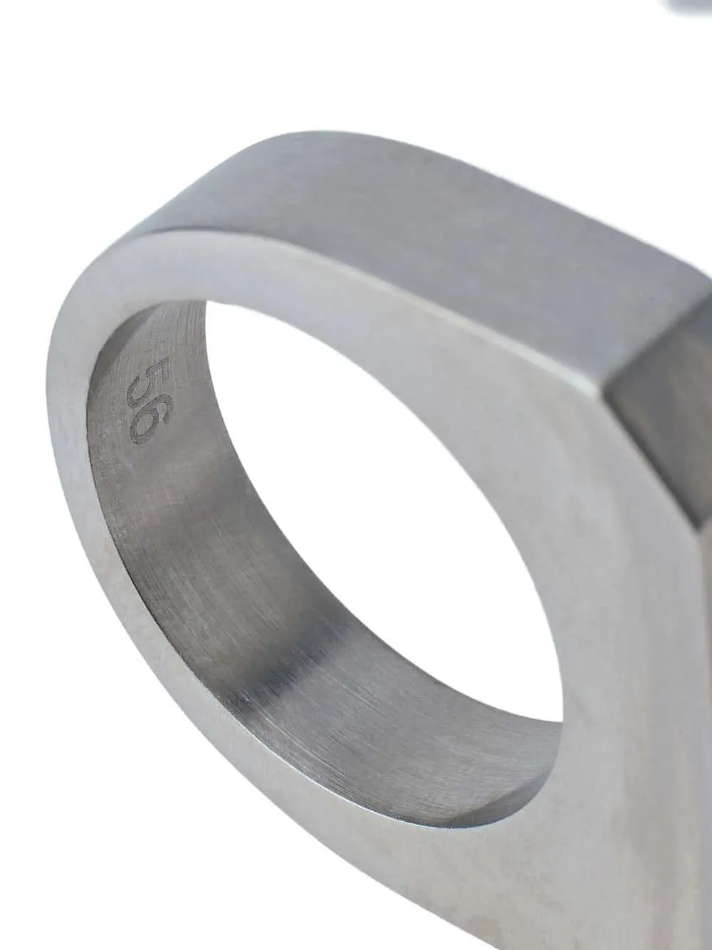 Brushed Rectangular Ring
