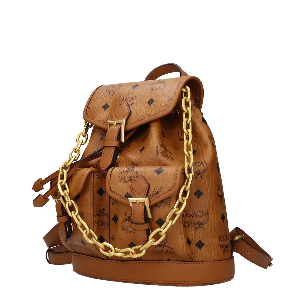 Mcm Arena Backpack Brown/Cognac