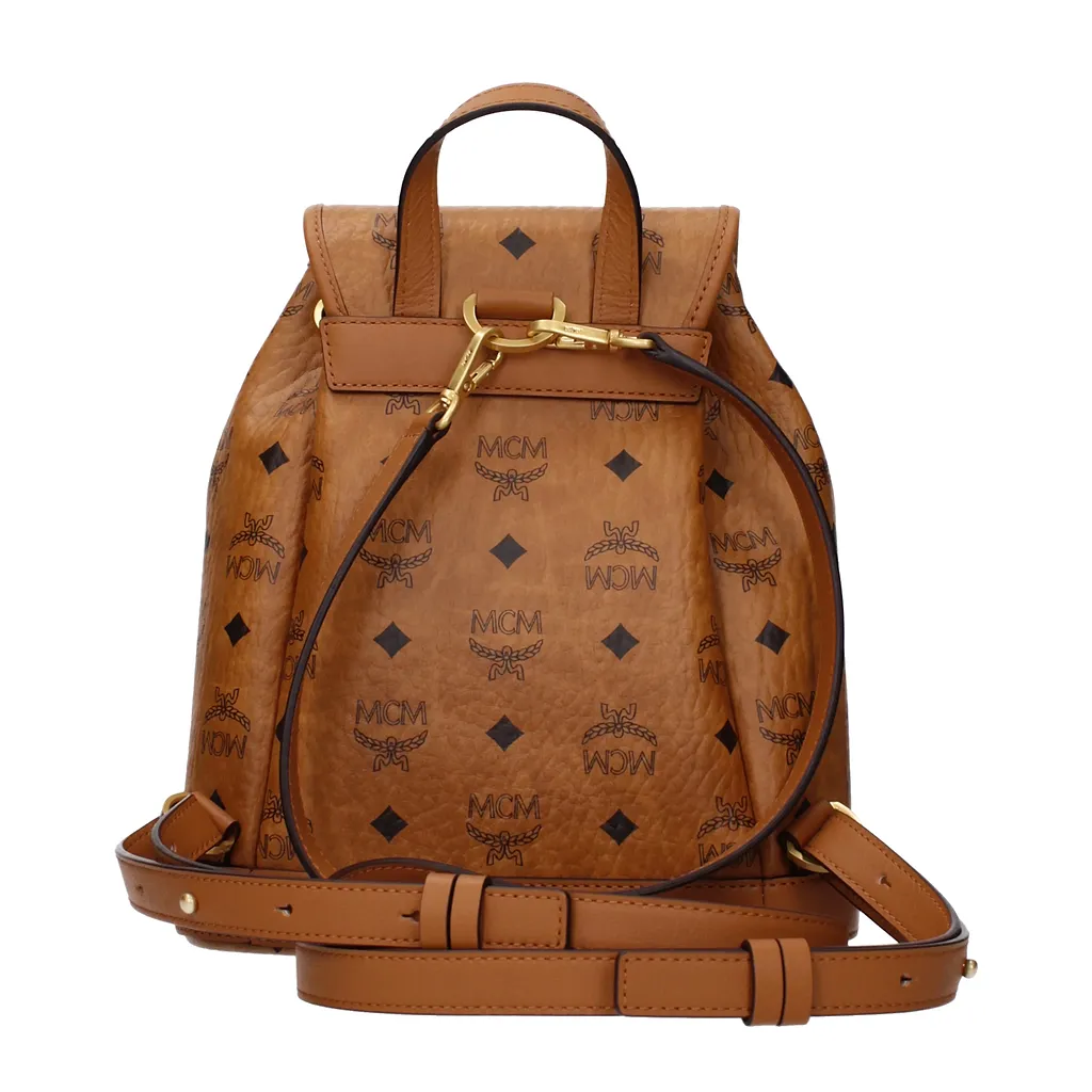 Mcm Arena Backpack Brown/Cognac