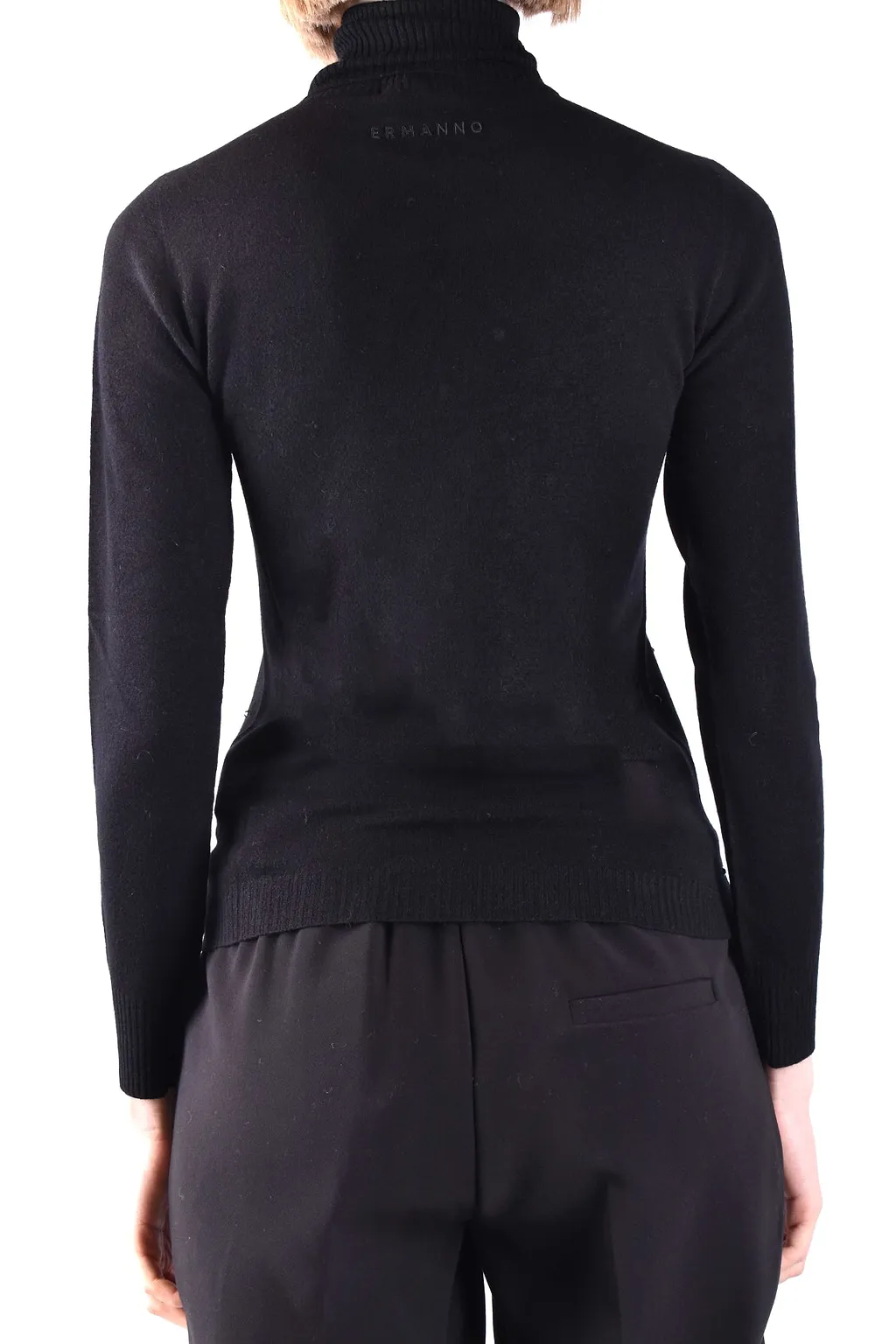 Ermanno Black Turtleneck Sweater