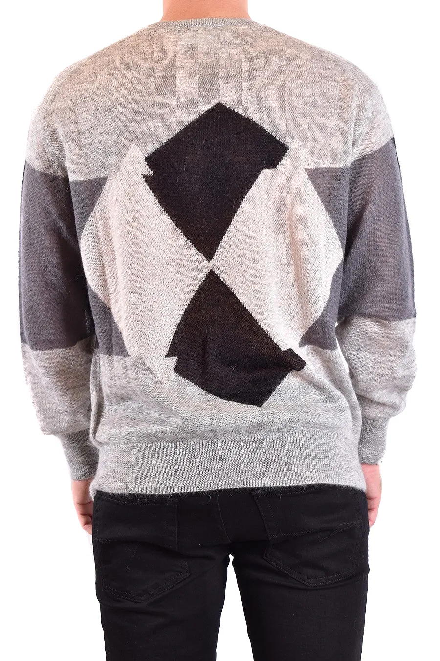 Neil Barrett Argyle Knit Sweater