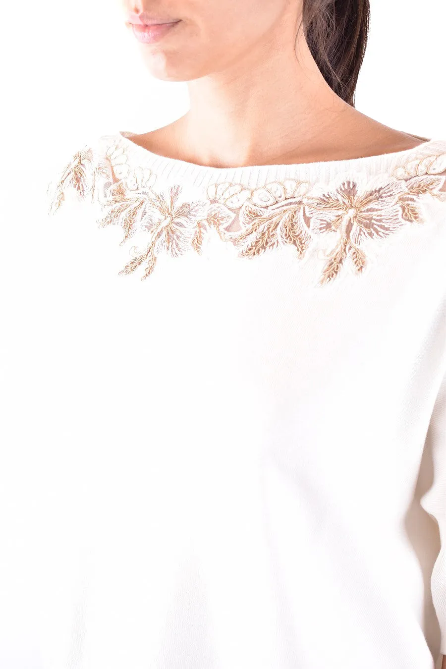 Ermanno Off White Sweater