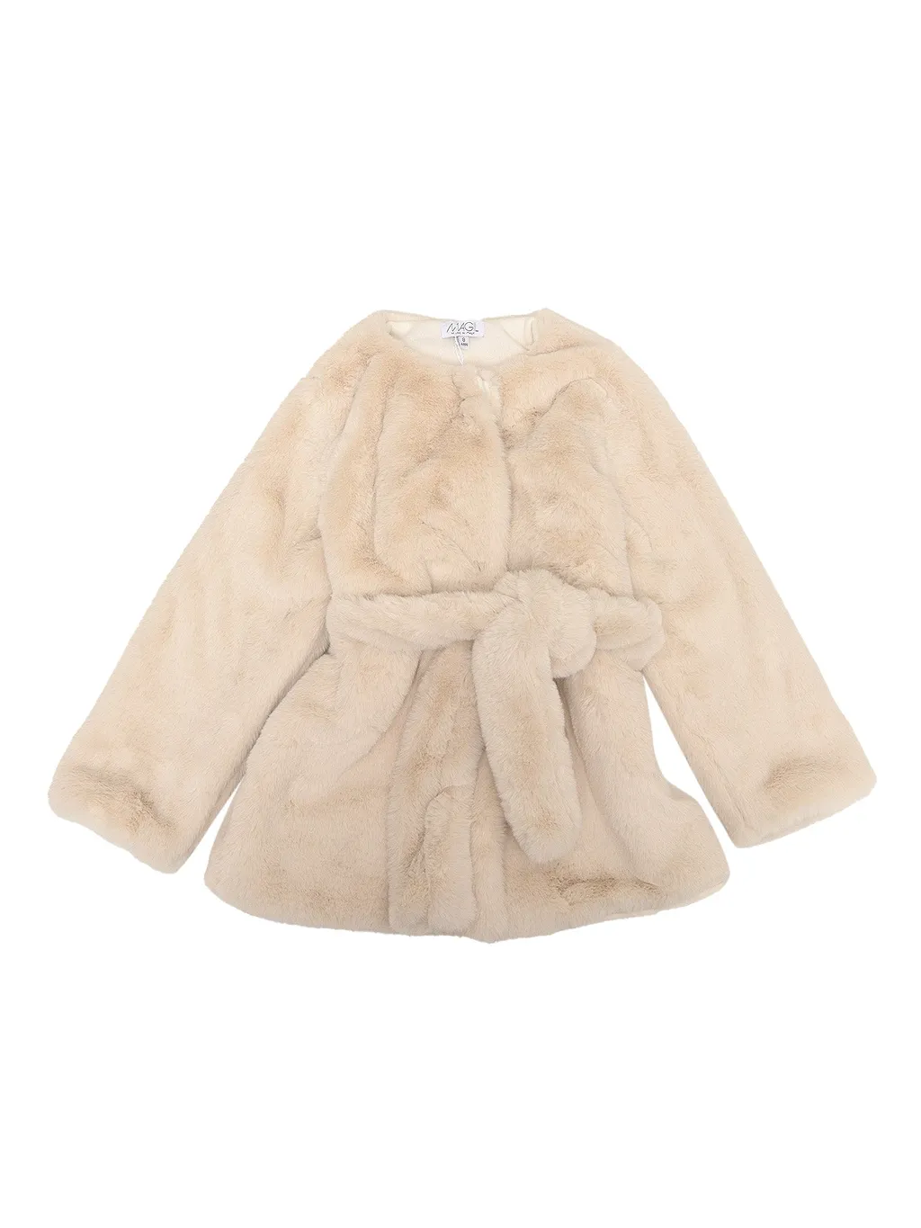 Magil Eco Pelliccia Girocollo Con Cintura