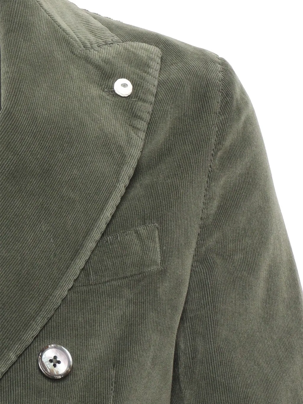 Brando Lubiam Double-Breasted Corduroy Blazer
