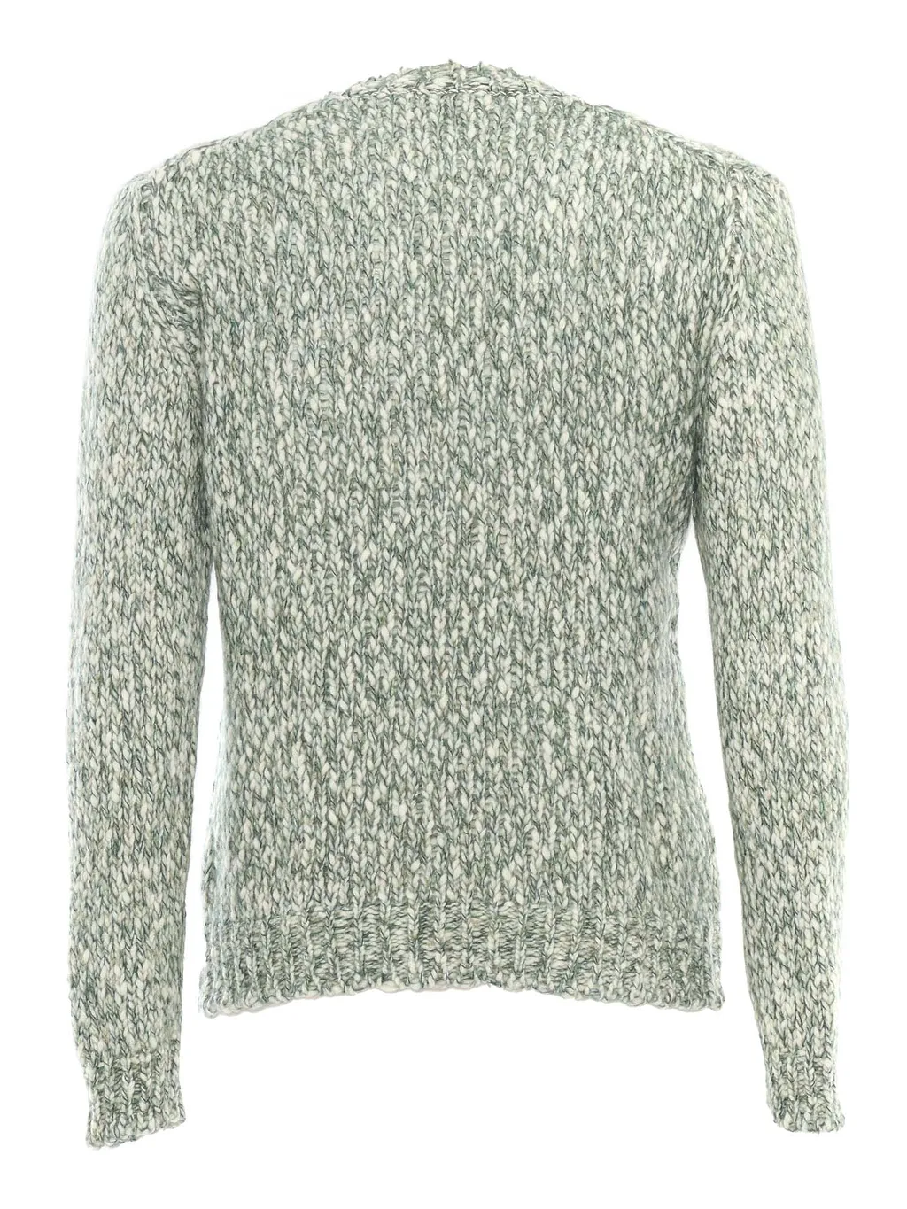 Girocollo Over Con Lavorazione Filato Macro Tweed