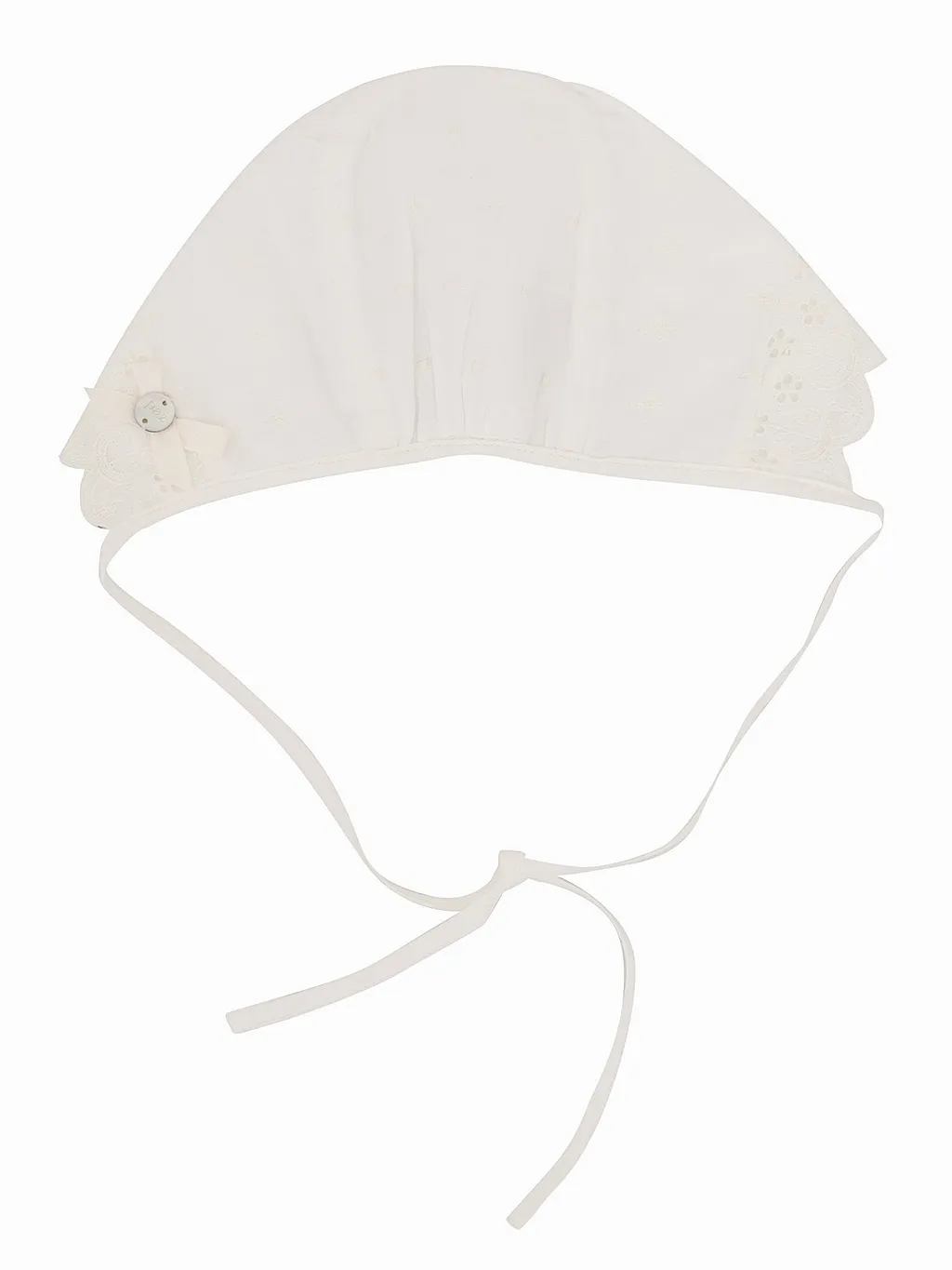 Paz Rodriguez Woven Newborn Bonnet Paz V25