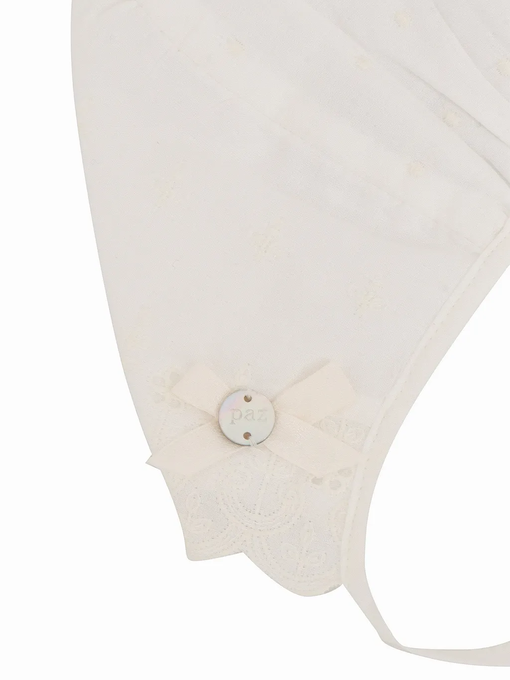 Paz Rodriguez Woven Newborn Bonnet Paz V25