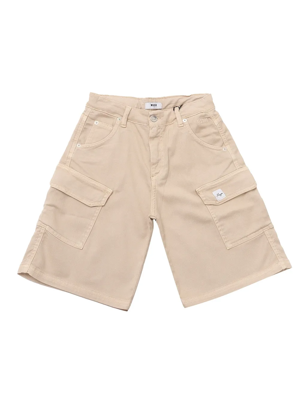Msgm Lyocell Bull Bermuda Girl