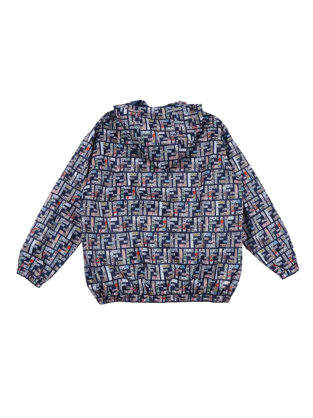 Fendi Jr K Way Nylon Ff Anima