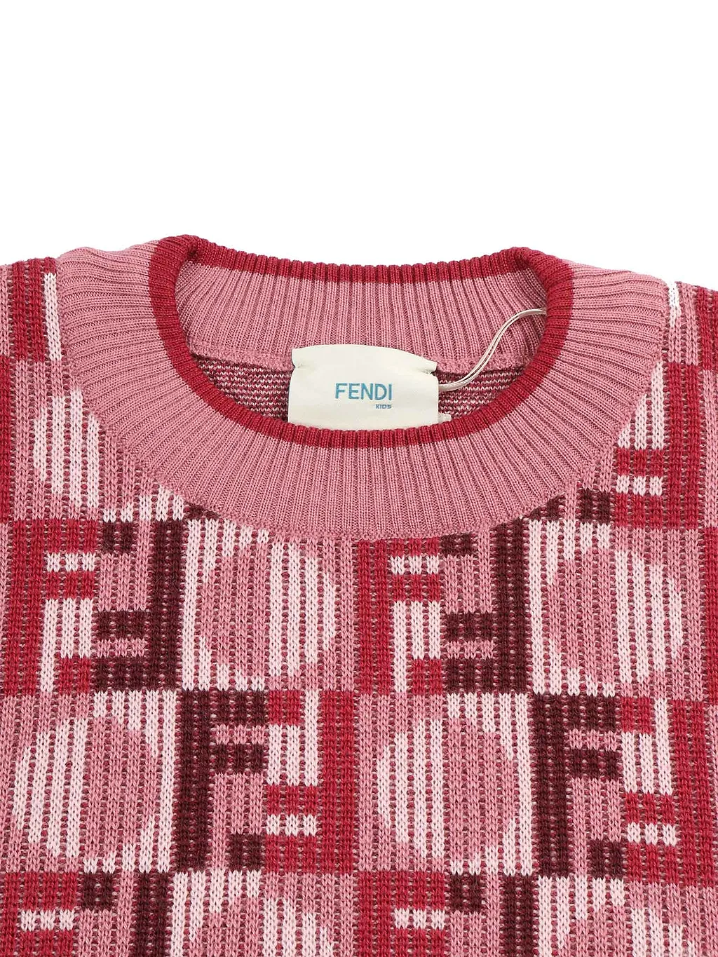 Fendi Jr Girocollo Ff Dama Knitwe