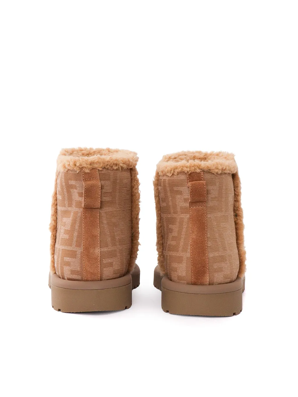 Fendi Jr Bootie Tessuto Jacquard Ff