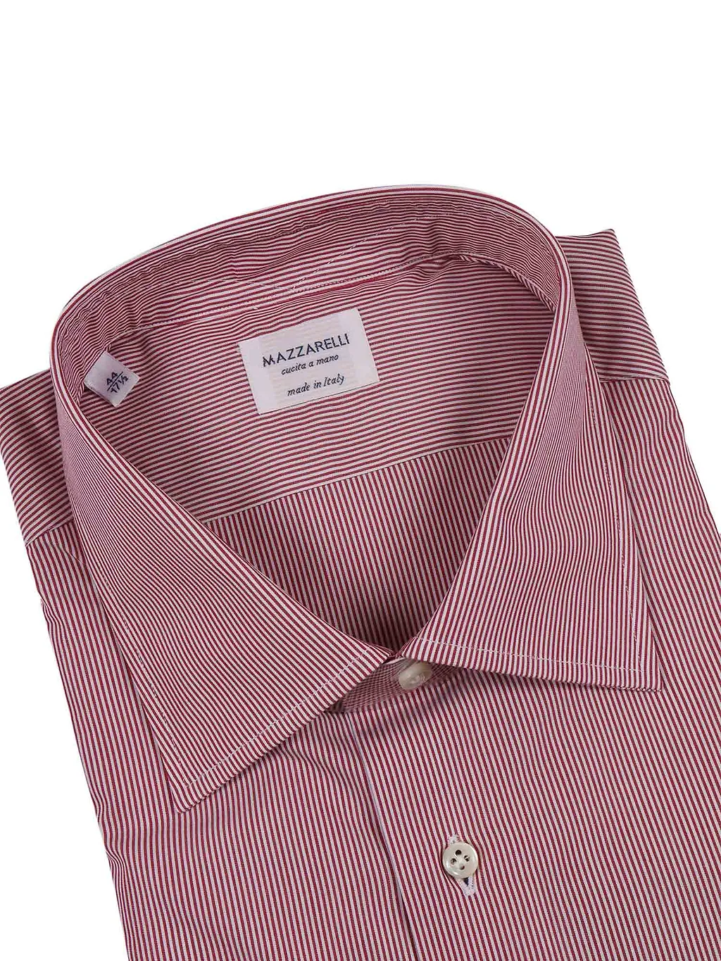 Mazzarelli Camicie Slim Fit Cotton Popeline Shirt