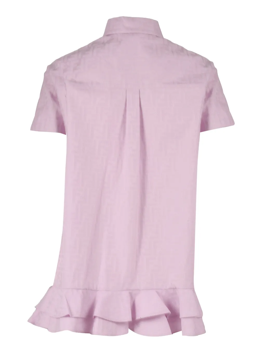 Fendi Jr Abito Ff Cotton Jacq