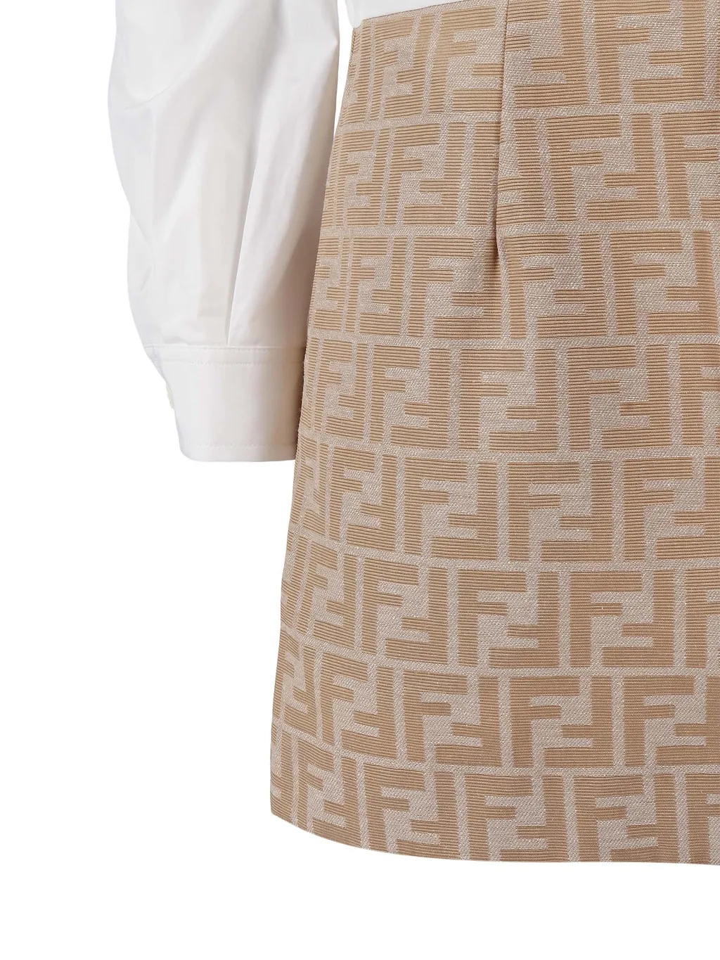 Fendi Jr Abito Ff Canvas