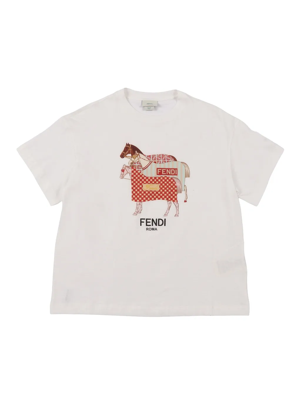 Fendi Jr T Shirt Jersey Tinto