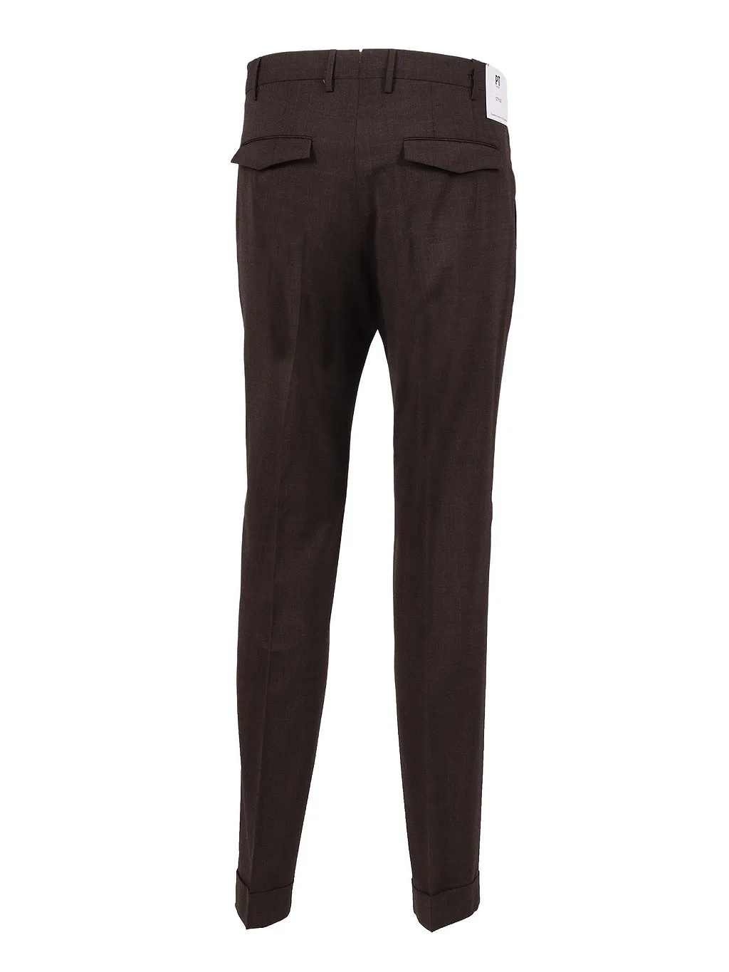 Pt01 Master, 1 Pleat, Diagonal Pockets, Flap Back Pockets, Turn Up