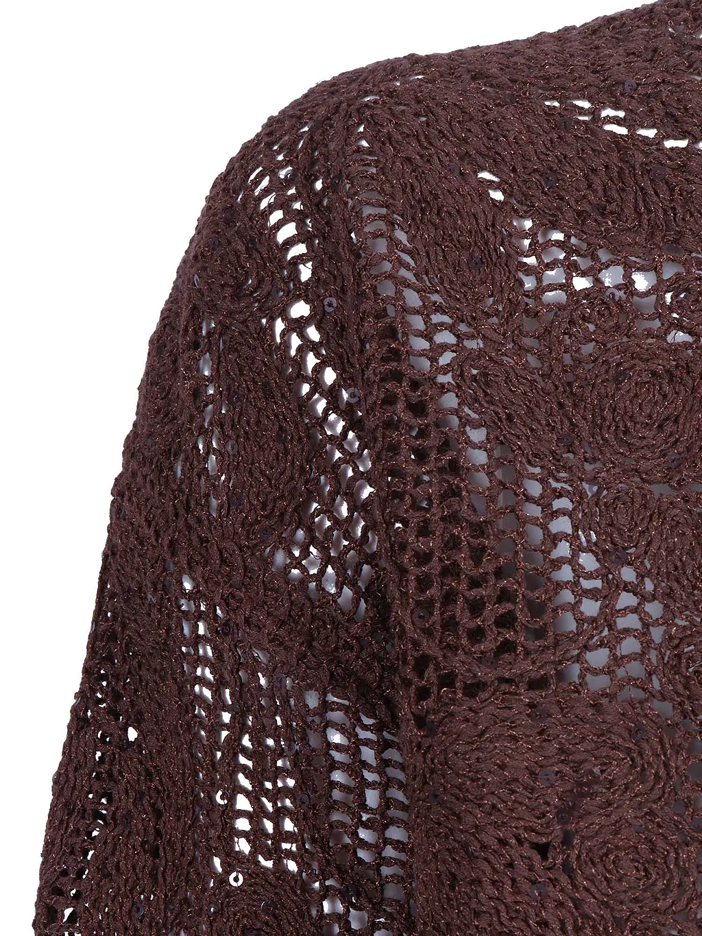 Kangra Cashmere Girocollo Ricamo Cornely +Paillettes
