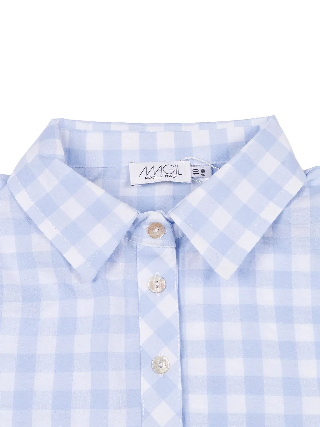 Magil Camicia Con Nodo In Vichy