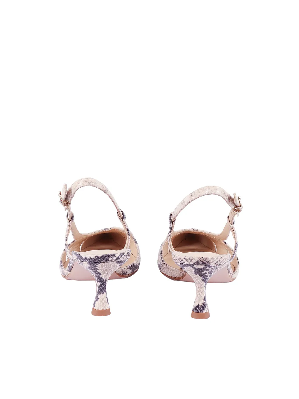 Sergio Levantesi Slingback Edda6 Pitone Sabbia