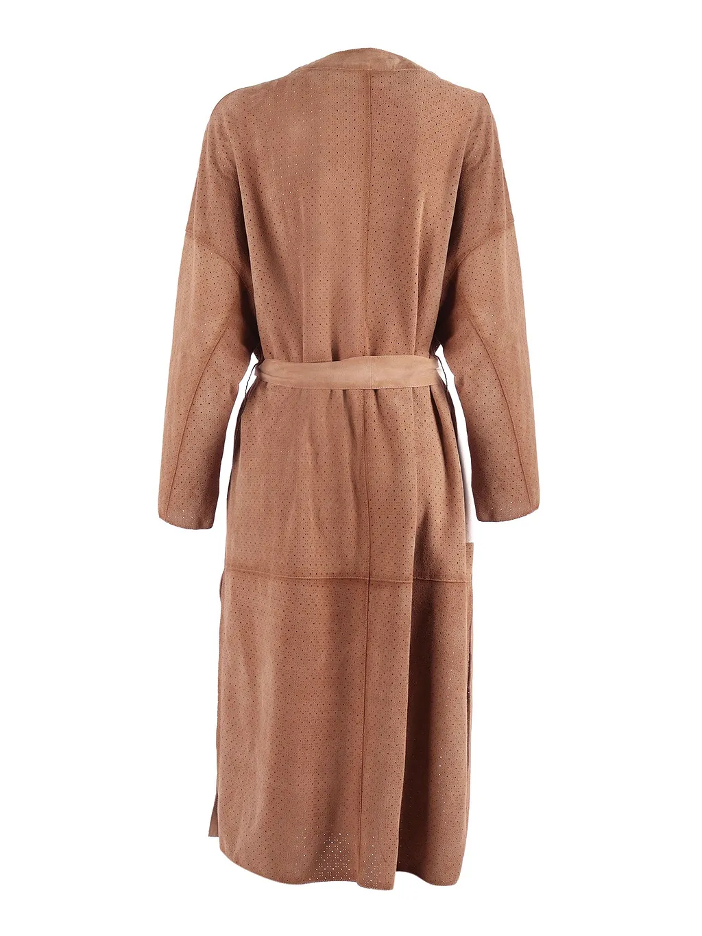 Drows Woman Goat Suede Leather Coat