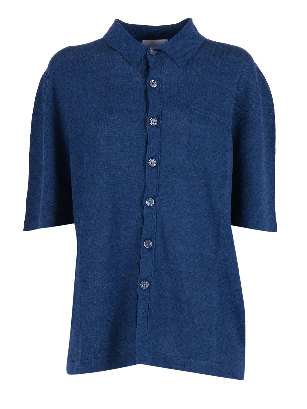 Sette Fili Cashmere Camicia M/Manica Con Taschino