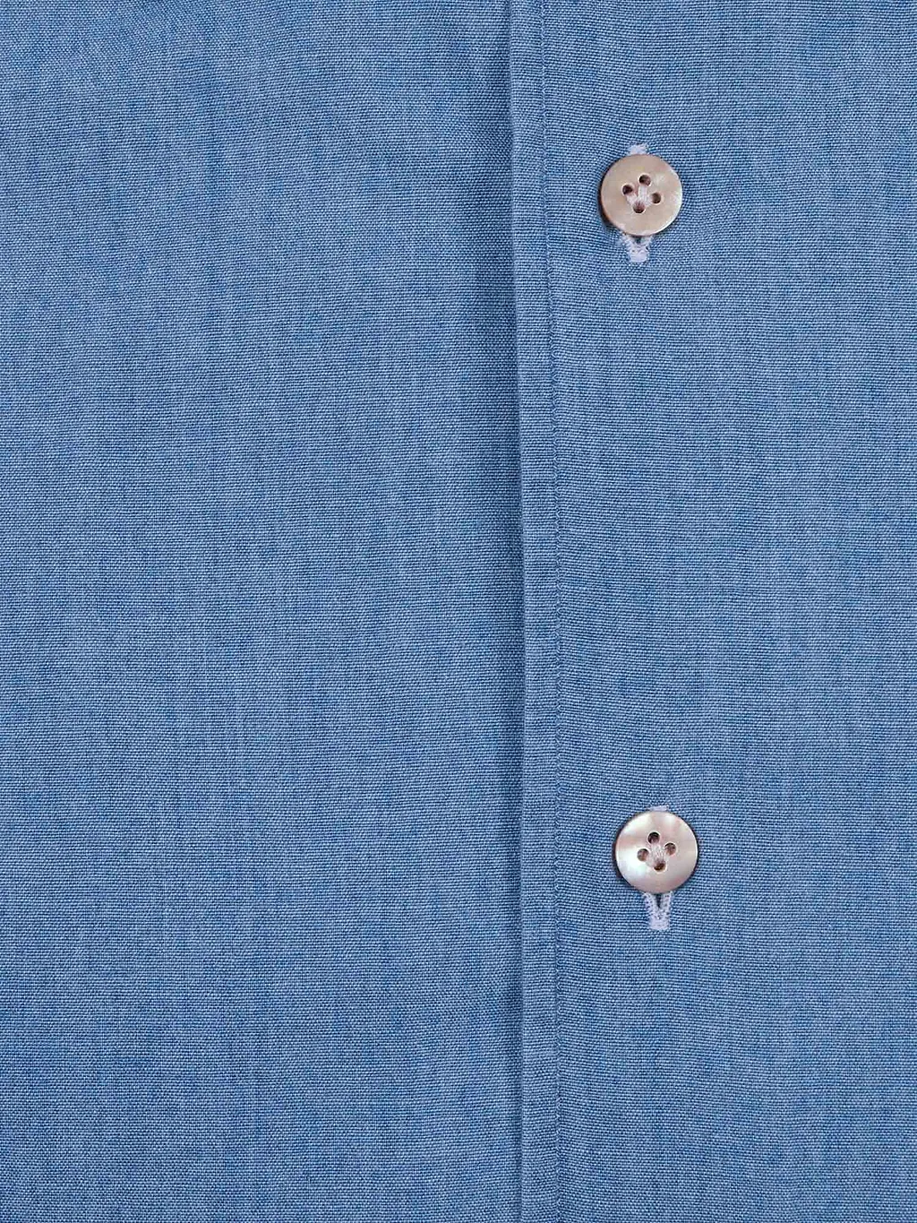 Mazzarelli Camicie Camicia In Cotone Denim Slim Fit