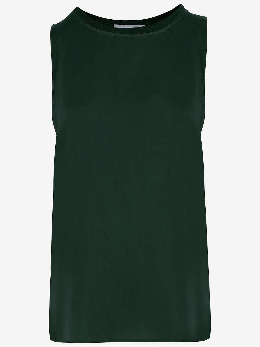 Q Wins Sleeveless Top In Stretch Cotton