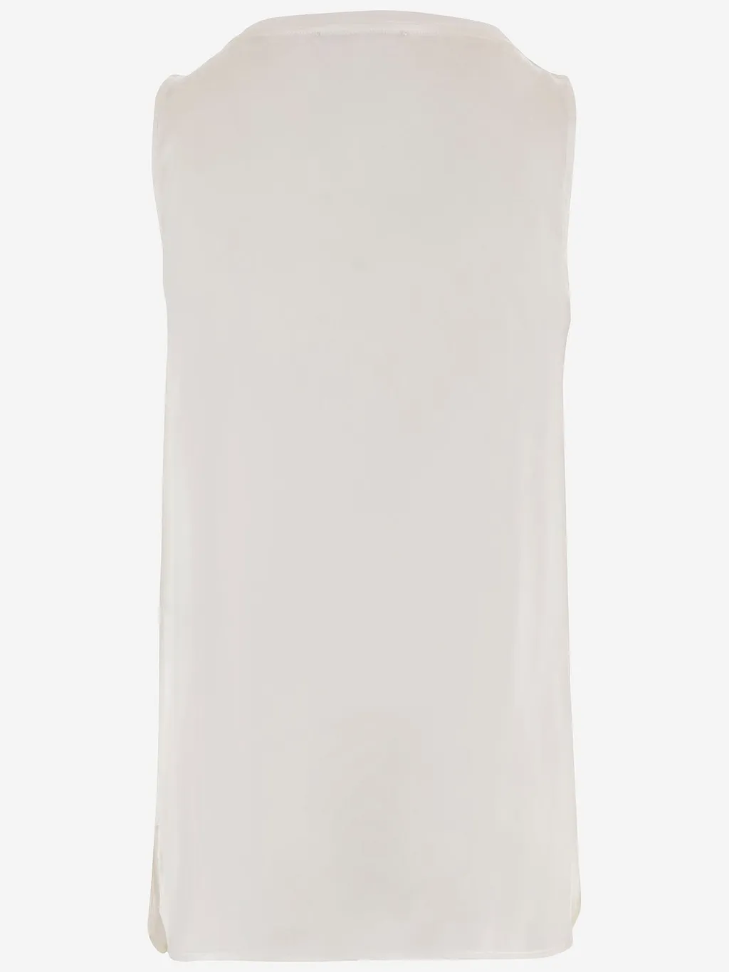 Q Wins Sleeveless Top In Stretch Cotton