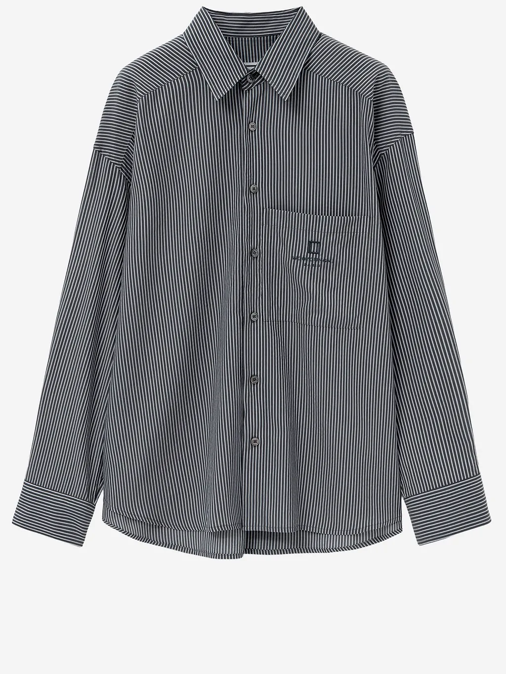 Wooyoungmi Cotton Blend Shirt With Striped Pattern