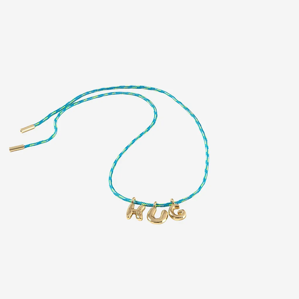 Sorbet Island Fabric And Metal Necklace