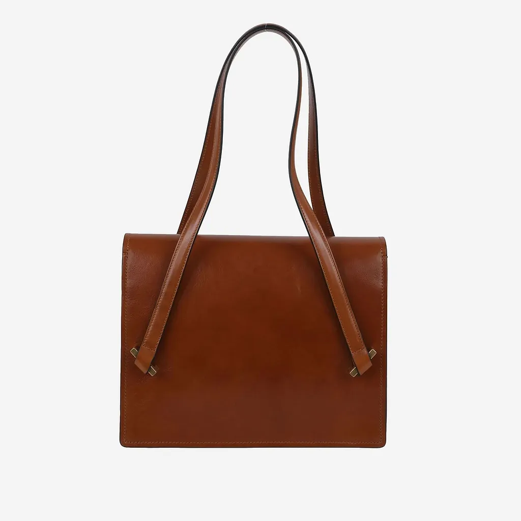 Versace Severine Leather Shoulder Bag