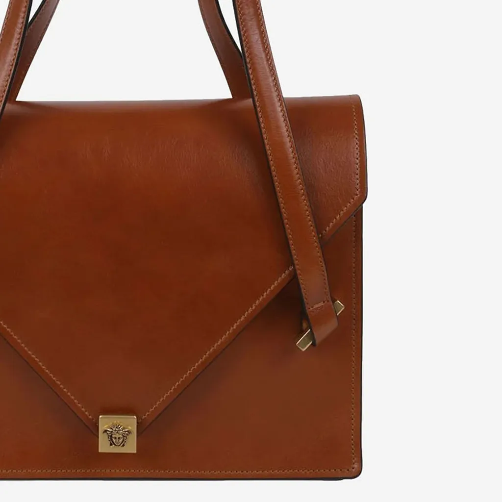 Versace Severine Leather Shoulder Bag