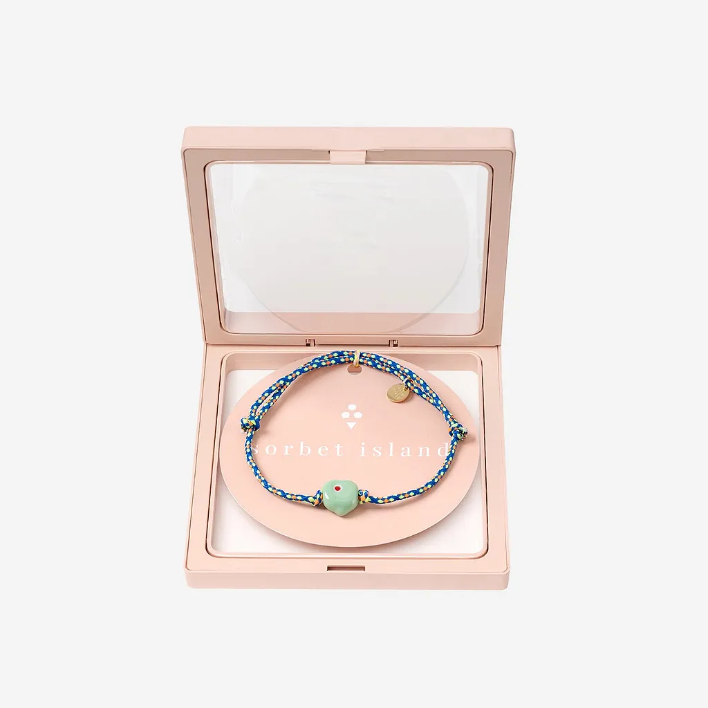 Sorbet Island Guardian Bracelet With Glass Bead
