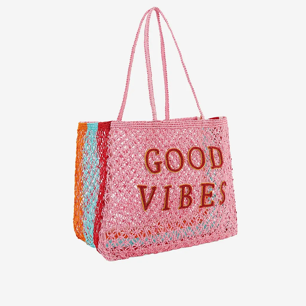Wild Ulyss Rafia Shopping Bag