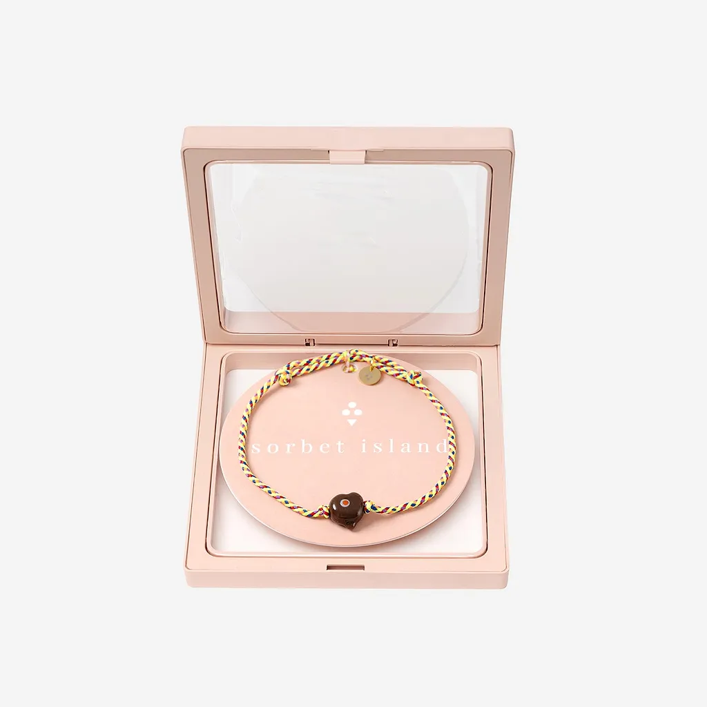 Sorbet Island Guardian Bracelet With Glass Bead
