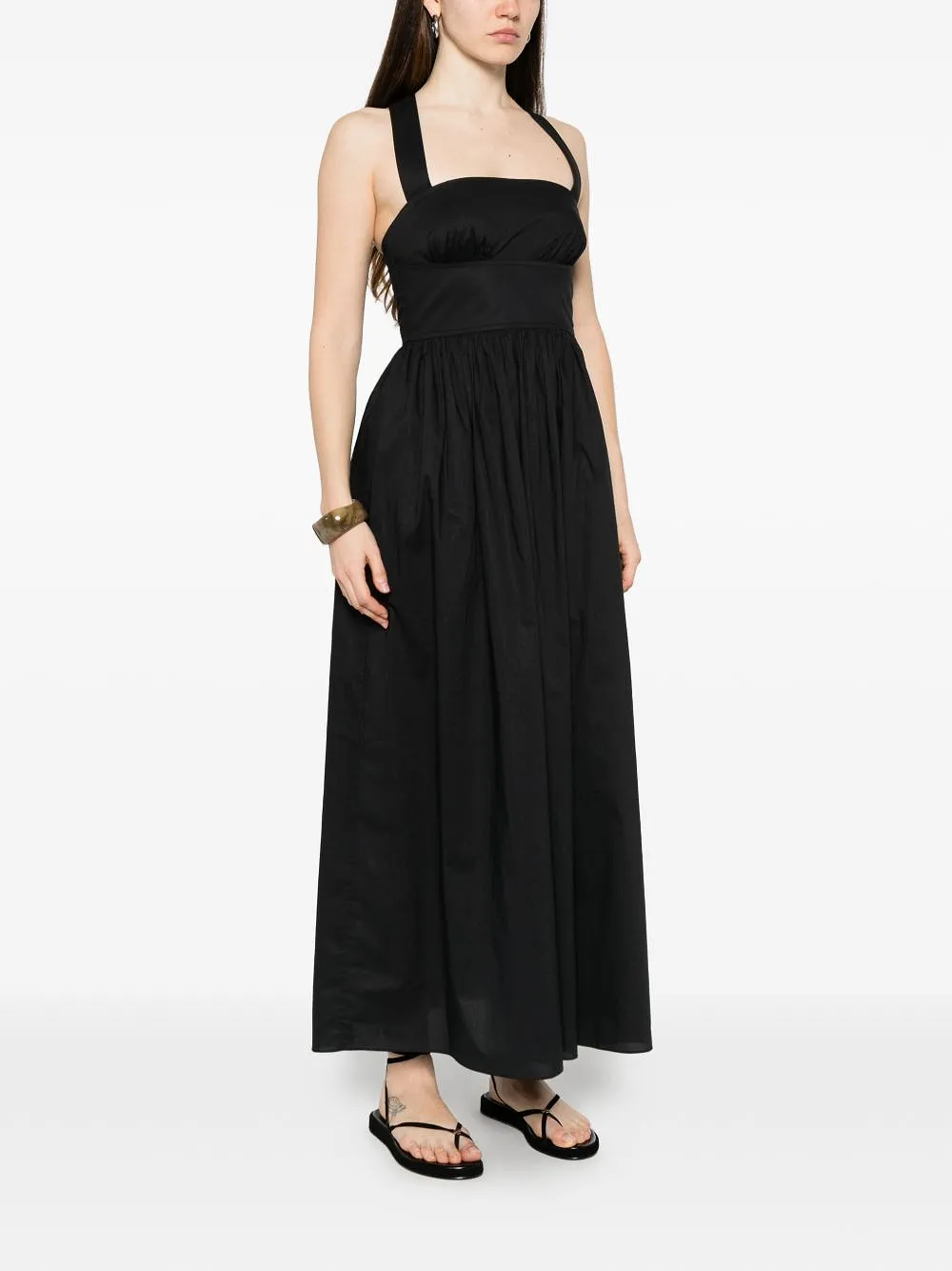Matteau Sleeveless Cotton Midi Dress