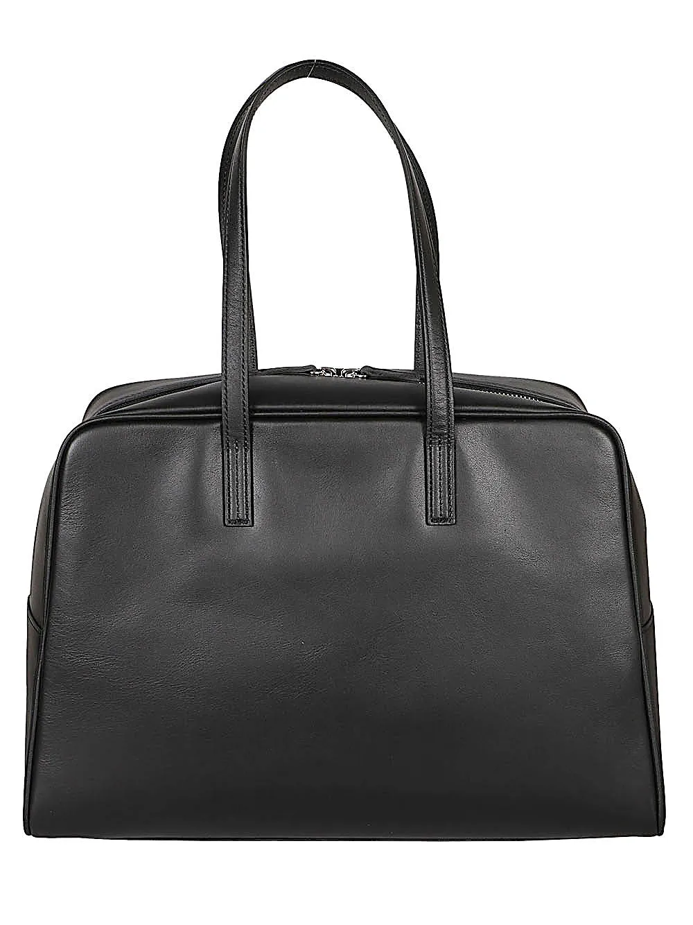 Mizuiro Large Leather Boston Bag