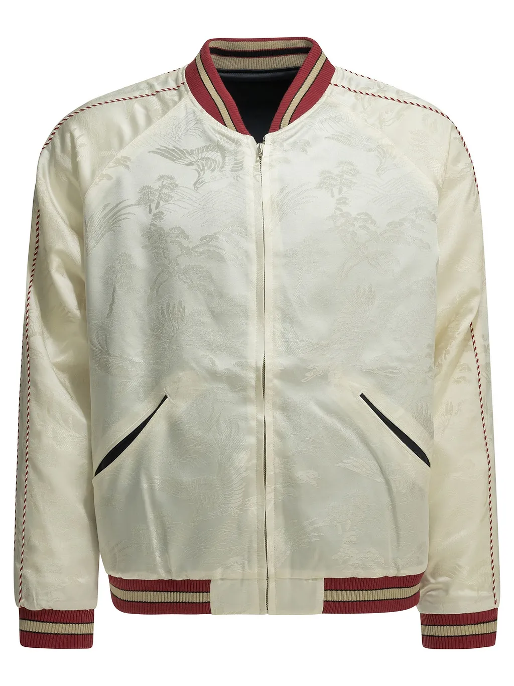 Beams Plus Reversible Bomber Jacket Oriental