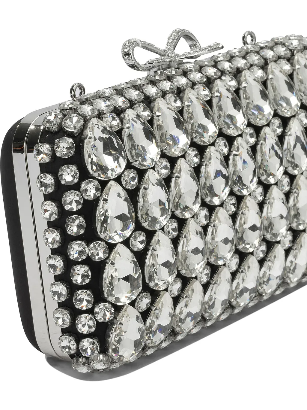 Self Portrait Clutch With Crystals