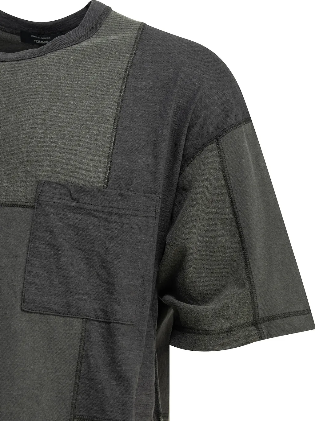 Comme Des GarÇOns Homme Patchwork Crewneck T Shirt
