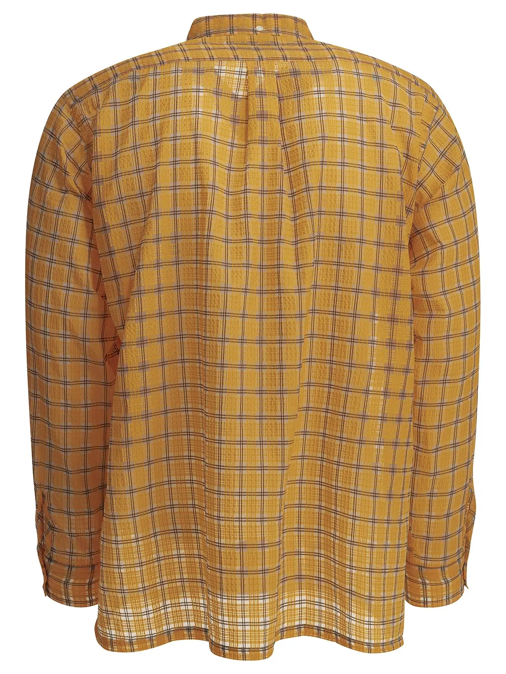 Beams Plus Casual Shirt Open Db Nylon Airy Plaid