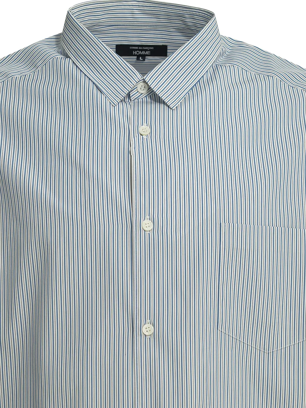 Comme Des GarÇOns Homme Striped Casual Shirt