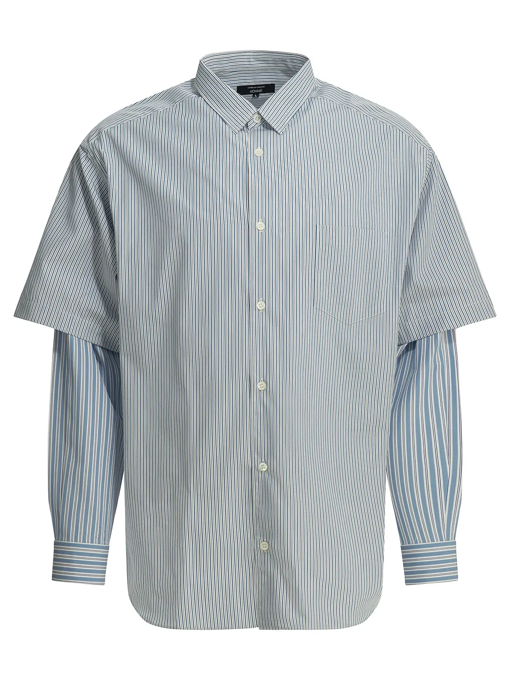Comme Des GarÇOns Homme Striped Casual Shirt