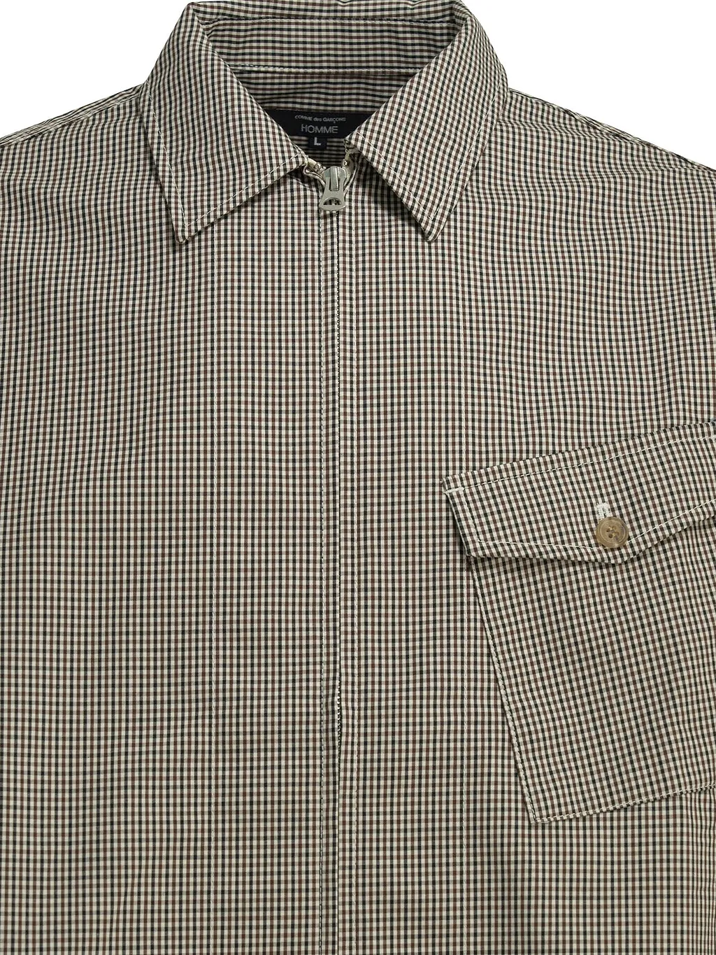 Comme Des GarÇOns Homme Checkered Overshirt Jacket