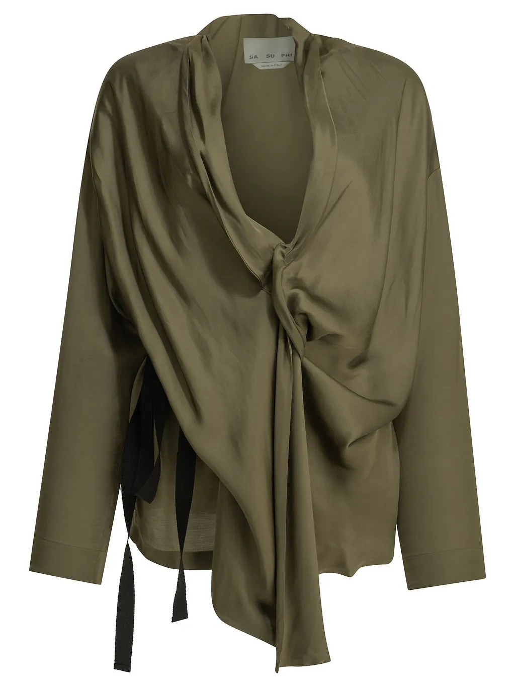 Sa Su Phi Viscose Draped Shirt