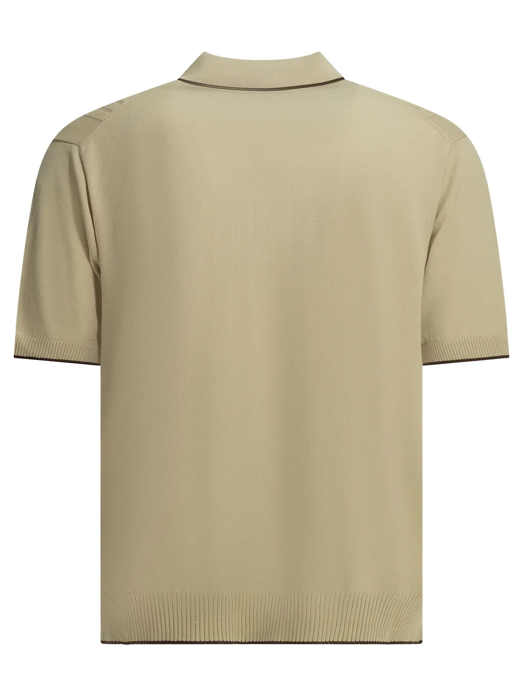 Beams Plus Textured Knit Button Down Polo Shirt