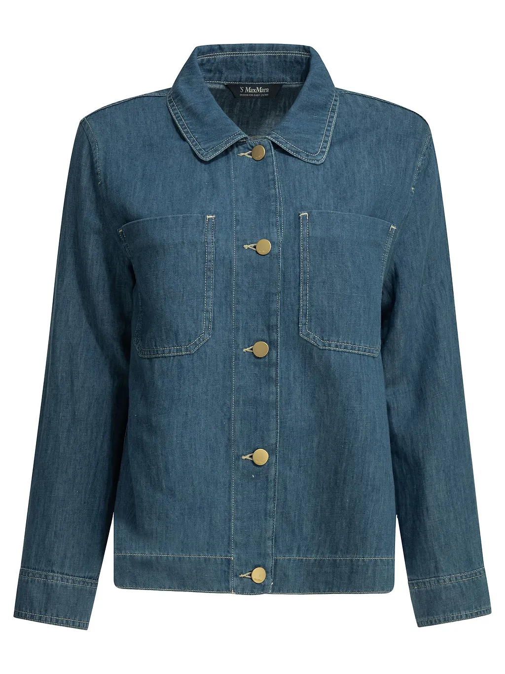 Max Mara S Casual Denim Shirt