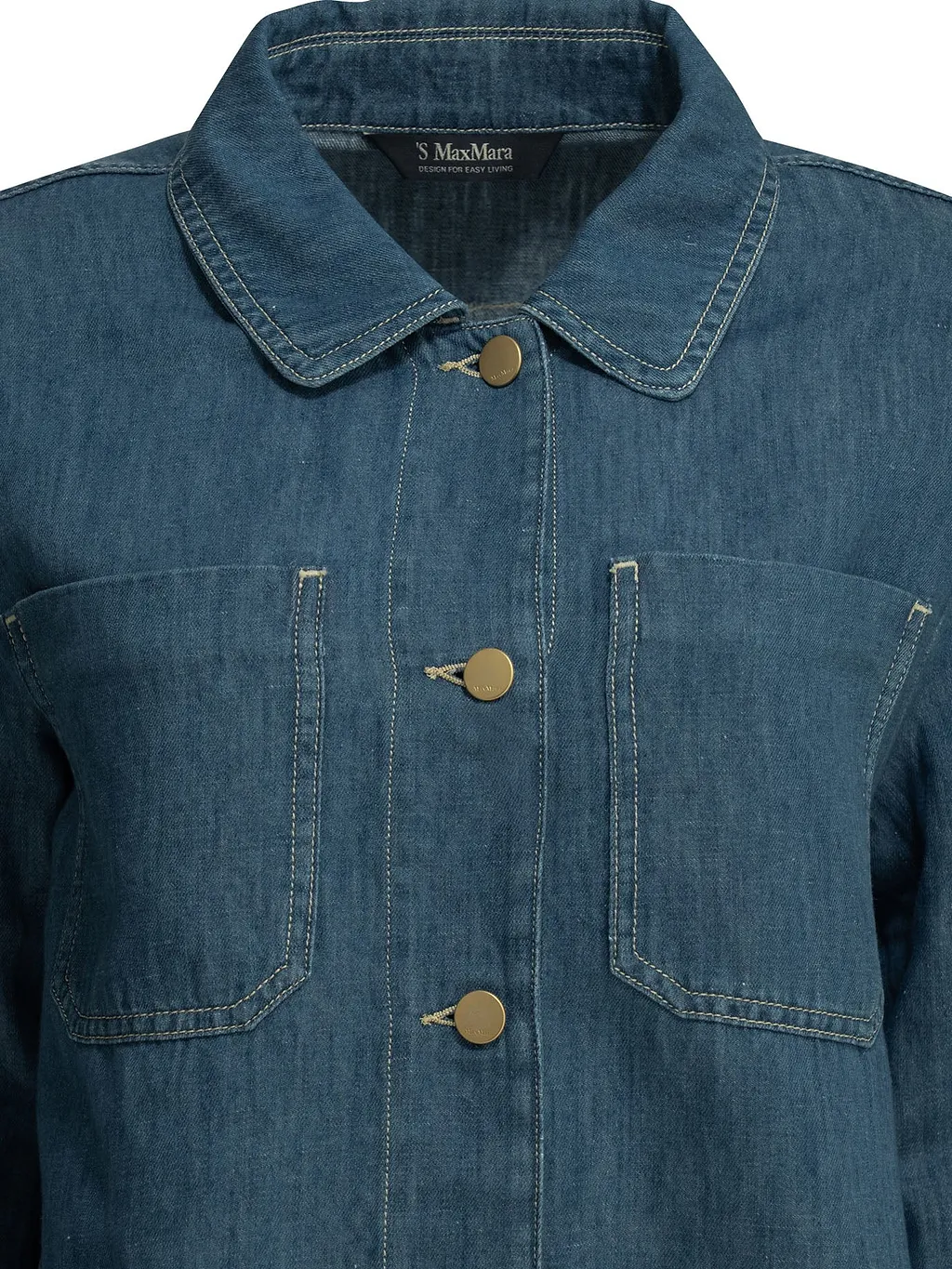 Max Mara S Casual Denim Shirt