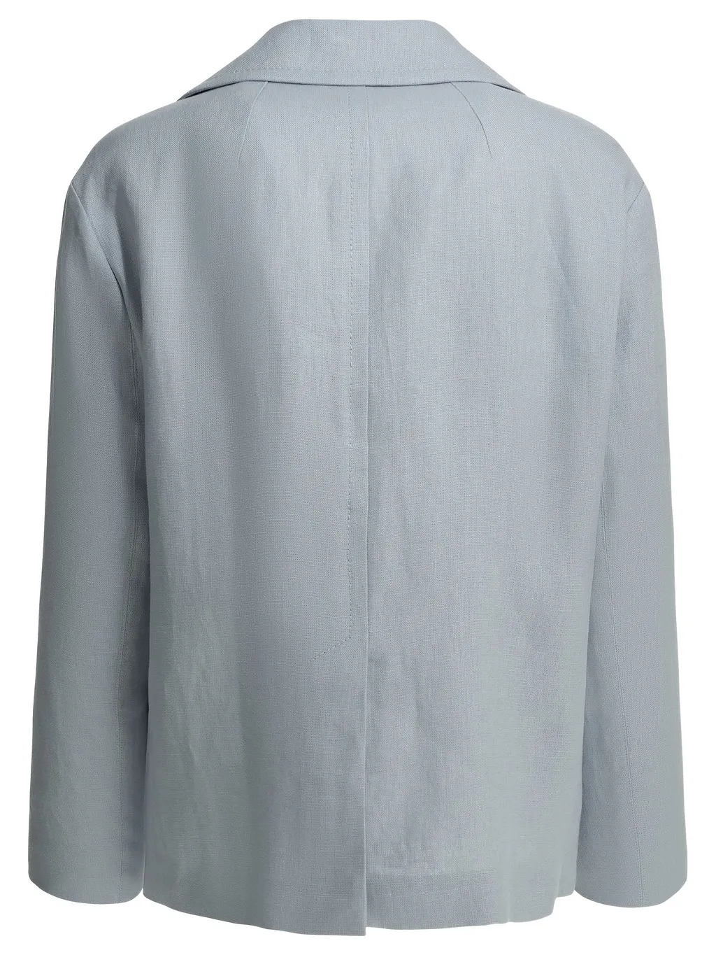 Max Mara S Linen Double Breasted Blazer
